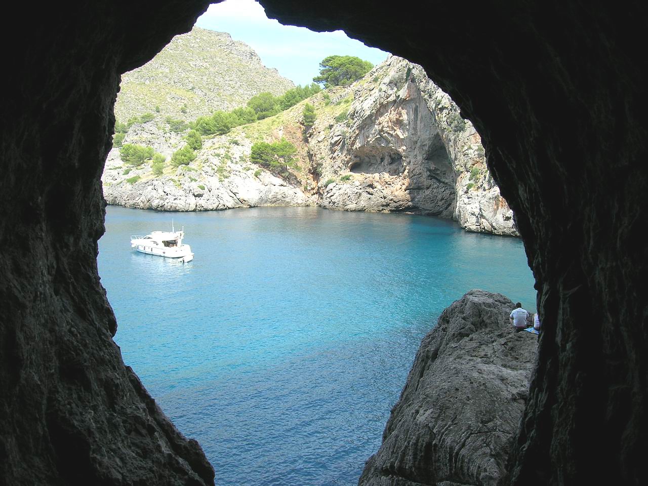 View from a tunnel